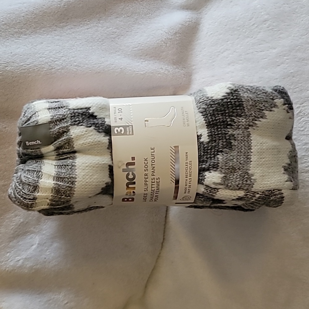 Bench Women’s 3 Pack Of Slipper Socks